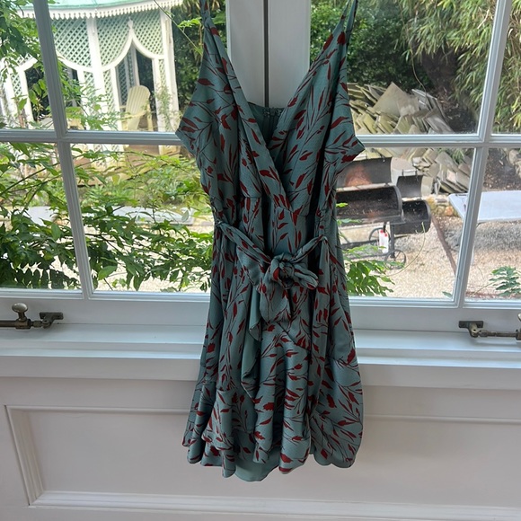 Here Comes The Sun dress in teal - Picture 2 of 6